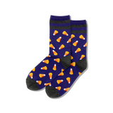 HOTSOX Women's Candy Corn Crew Socks