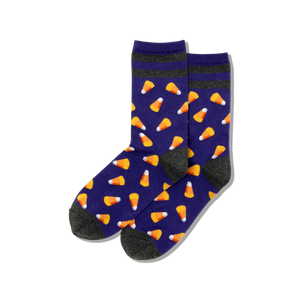 HOTSOX Women's Candy Corn Crew Socks