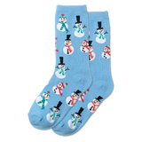 HOTSOX Kid's Snowmen Crew Socks