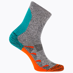 Merrell Kids' Midweight Breathable Moab Crew Socks with Sustainable Coolmax Fast Dry Moisture Wicking