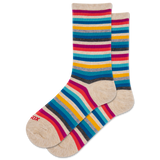 HOTSOX Women's Classic Stripe Crew Socks thumbnail