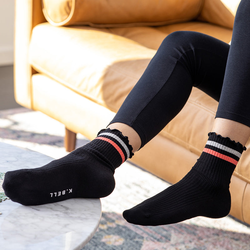 Men's 3D Zig Zag Pattern Crew Socks - Includes 3D Glasses For Cool Visual Effect