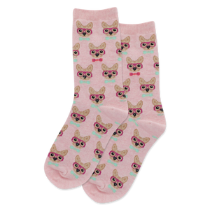 HOTSOX Kid's Smart Frenchie Crew Socks