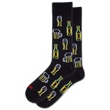 HOTSOX Men's Neon Beer Crew Socks thumbnail