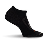 Black ankle sock on a white background