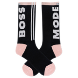K.Bell Women's K.B Athletic Boss Mode Sport Crew Socks