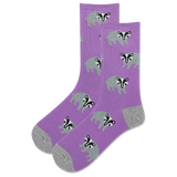 HOTSOX Women's Fuzzy Badger Crew Socks