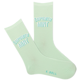 K.Bell Women's Empowermint Crew Socks