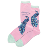 HOTSOX Women's Peacock Crew Socks