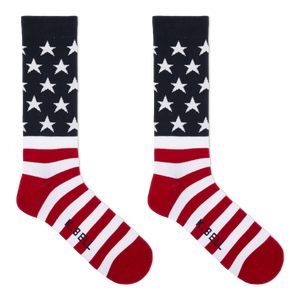 K.Bell Men's Flag Crew Sock - Made in the USA