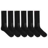 Chaps Men's Solid Athletic Crew Socks 6 Pair thumbnail