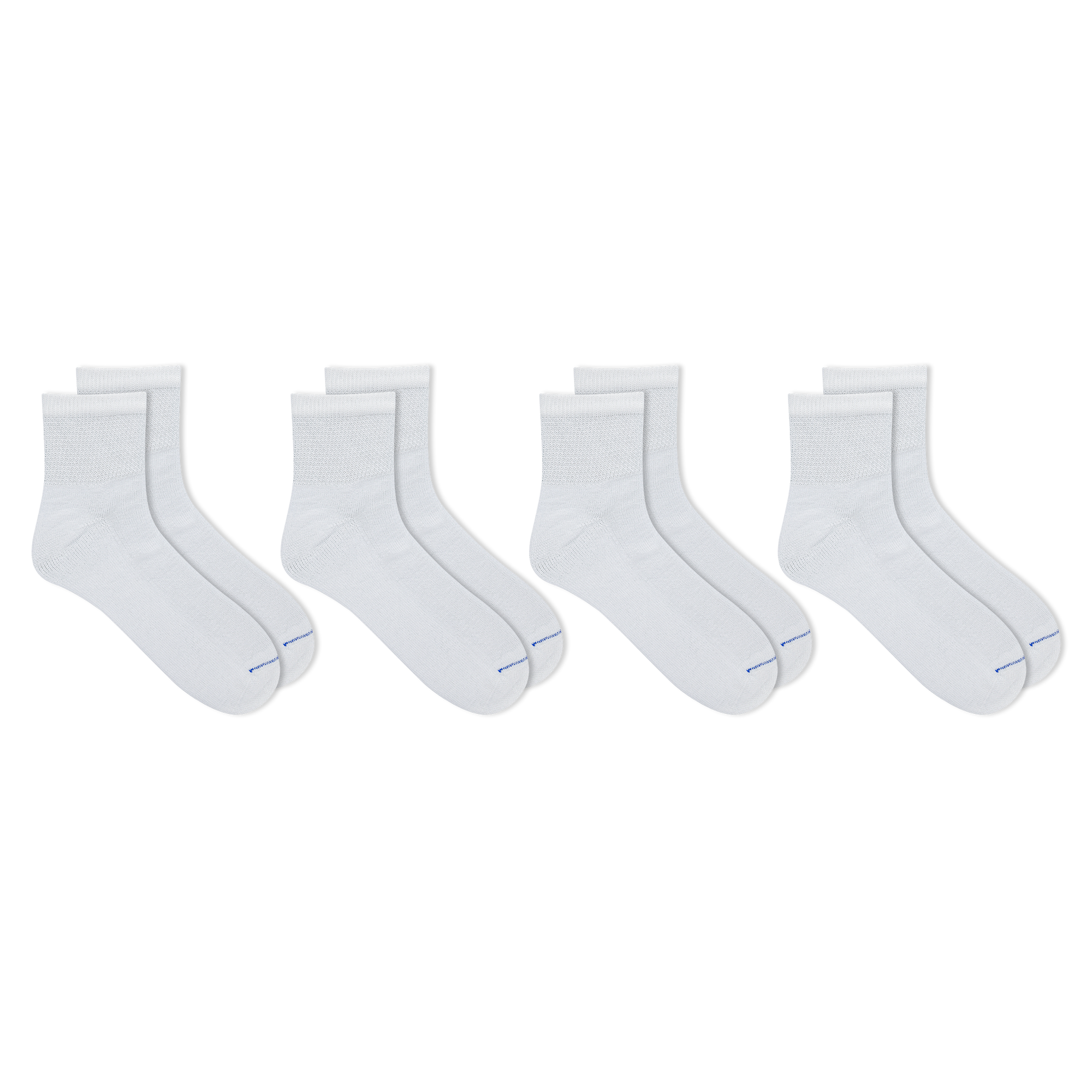 Boody | Men's Quarter Crew Sock in Black | Size I 6-11