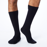 Dr. Scholl's Men's American Lifestyle Ribbed Dress Crew Trouser Socks 2 Pair