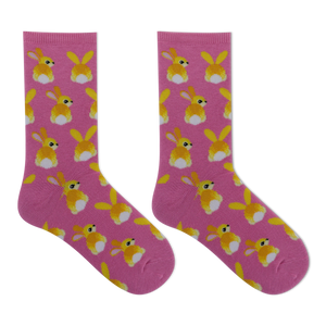 HOTSOX Kid's Bunny Tails Crew Socks