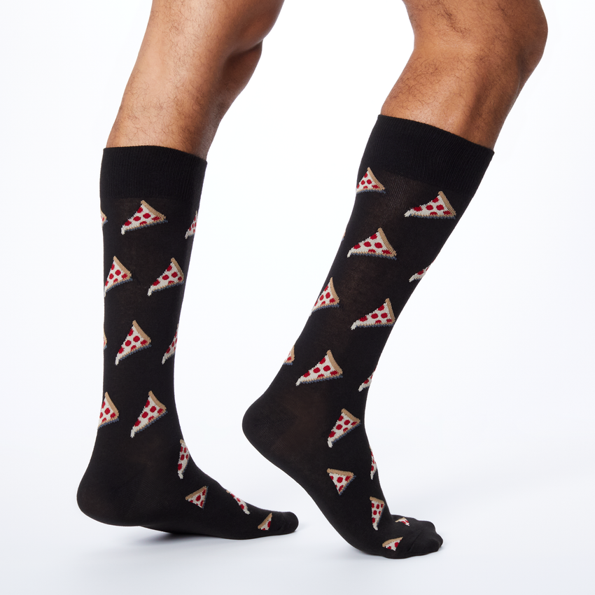 HOTSOX Men s Pizza Crew Socks Loops Wales