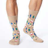 HOTSOX Men's Fishing Lures Crew Socks