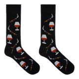 HOTSOX Men's Cognac and Cigars Socks