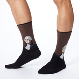 HOTSOX Men's George Washington Crew Socks