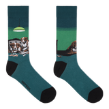 HOTSOX Men's Poker Game Crew Socks