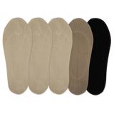 HOTSOX Women's Solid Liner Sock 6 Pair Pack