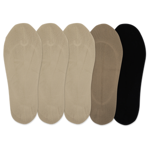 HOTSOX Women's Solid Liner Sock 6 Pair Pack