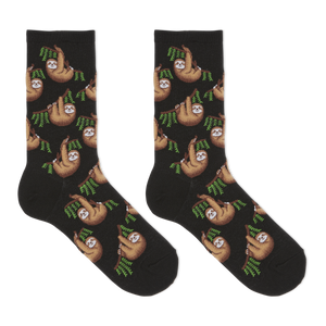 HOTSOX Women's Sloth Crew Socks