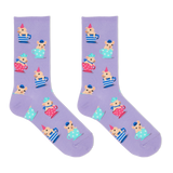 HOTSOX Women's Teacup Pigs Crew Socks thumbnail