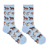 HOTSOX Women's Horses Crew Socks