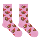 HOTSOX Women's Sloth Love Crew Socks