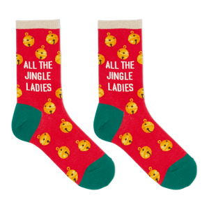 HOTSOX Women's All The Jingle Ladies Socks