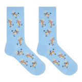 HOTSOX Women's Skating Reindeers Crew Socks