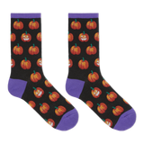 HOTSOX Women's Glow In The Dark Pumpkins Crew Socks