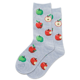 HOTSOX Kids' Red and Green Apples Crew Socks