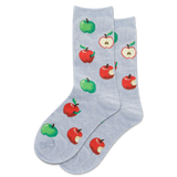 HOTSOX Kids' Red and Green Apples Crew Socks thumbnail