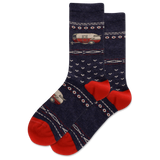 HOTSOX Kids' Camper Fair Isle Crew Socks