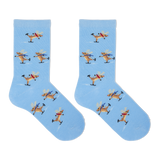 HOTSOX Kid's Skating Reindeer Crew Socks