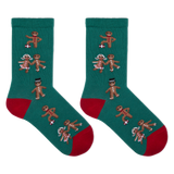 HOTSOX Kid's Gingerbread Cookies Crew Socks