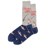 HOTSOX Men's Keeping it Reel Crew Socks