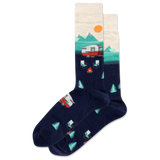 HOTSOX Men's Camper Scene Crew Socks