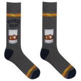 HOTSOX Men's Whiskey Helps Crew Sock