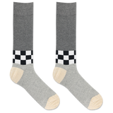 HOTSOX Men's Chess Color Block Crew Sock