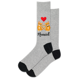 HOTSOX Men's Meowied Crew Sock