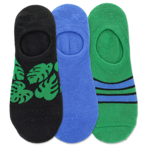 HOTSOX Men's Leaf Liner Sock 3 Pair Pack