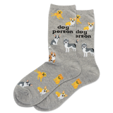 HOTSOX Women's Dog Person Crew Sock