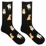 HOTSOX Women's Dog Tails Crew Sock thumbnail