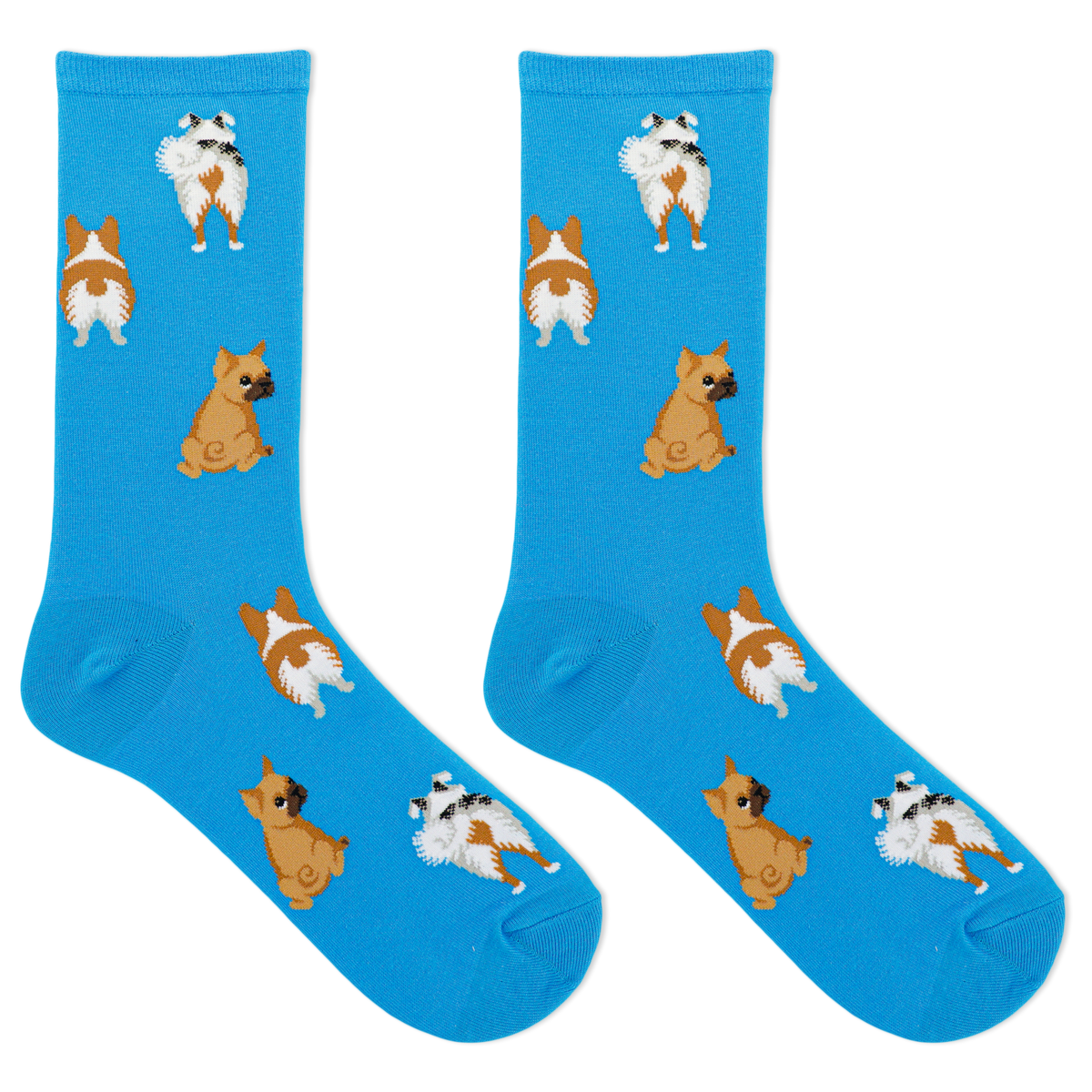 Women's Dog Tails Crew Socks