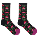 HOTSOX Women's Retro Floral Crew Sock