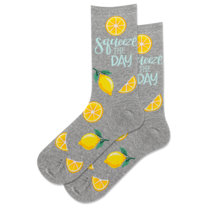 HOTSOX Women's Squeeze the Day Crew Sock
