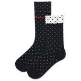 HOTSOX Women's Double Dot Turn Cuff Sock 2 Pair Pack