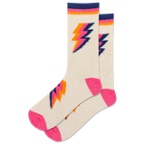 HOTSOX Women's Lightning Bolt Non-Skid Slipper Sock